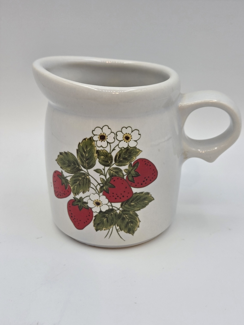 Vintage McCoy Strawberry Country Creamer